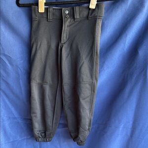 Black Kids' softball Pants